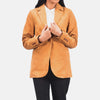 Svelte Sleek Leather Blazer Outfit