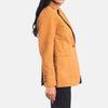 Svelte Sleek Leather Blazer Outfit