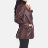 Svelte Sleek Leather Blazer Outfit