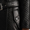 Timberline Womens Leather Coat | Womens Black Leather Coat