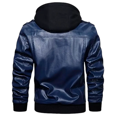 Untamed Trails Removable Hooded Leather Jacket