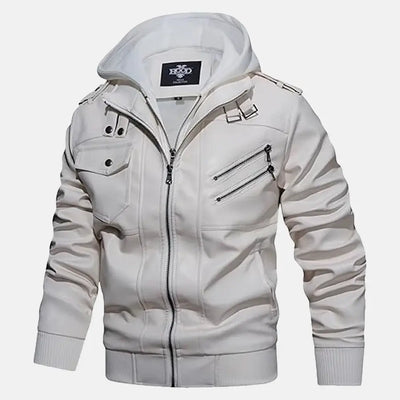 Untamed Trails Removable Hooded Leather Jacket