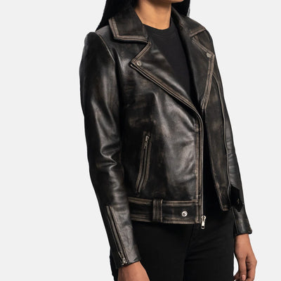 Vandal Leather Biker Jacket | Women's Biker Jacket