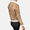 Vera Leather Bomber Jacket for Women