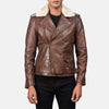 Vigor Leather Biker Jacket  Men's Biker Jacket