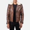 Vigor Leather Biker Jacket  Men's Biker Jacket