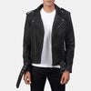 Vigor Leather Biker Jacket  Men's Biker Jacket