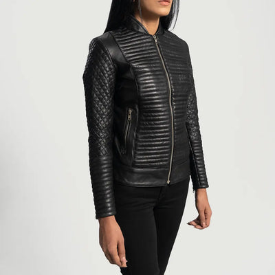 Wildfire Women Leather biker Jacket | Genuine Leather