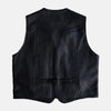 Shadowlord Black Leather Vest